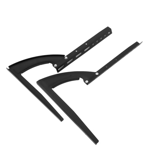 Veemoon 1 Satz Tv-Basis Tv-sockelhalter Tv-ständer Tischplatte Kleiner Tv-ständer Tv-versorgung Tv -tischständer Tv-ständer Für Flachbildschirme Tv-Halterung Tisch-tv-ständer Schwarz Eisen von Veemoon