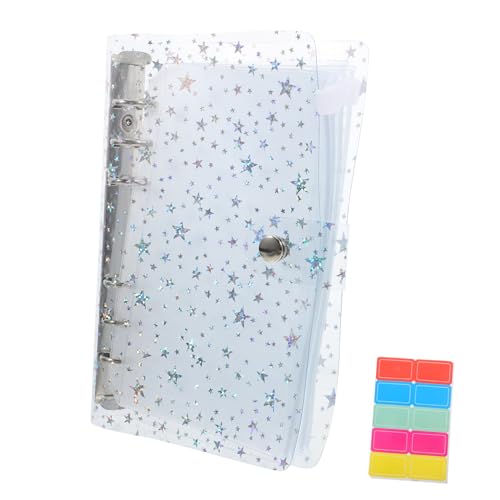 Veemoon 1 Set Pocket Pocket Nachfüllbarer Planer Ordner Umschlag Geldbudget Ringordner Nachfüllbarer Notizbuch Ordner Budget Ordner Einlagen Nachfüllbarer Loseblatt Umschlag Pvc Weiß von Veemoon