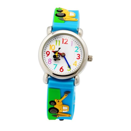 Veemoon 1 Stück Cartoon-Uhr kinderuhren weinachtsgeschenke Kinderuhr mit PVC-Material Kinderuhr mit Stoppuhr 3D-Cartoon-Kinderuhr Kleinkinduhr Rostfreier Stahl Blue Veemoon 1 Stück Cartoon-Uhr kinderuhren weinachtsgeschenke Kinderuhr mit PVC-Material Kinderuhr mit Stoppuhr 3D-Cartoon-Kinderuhr Kleinkinduhr Rostfreier Stahl Blue von Veemoon