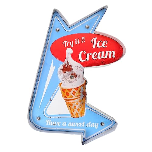 Veemoon 1 Stück Schild LED Eiscreme Förmige Verzierungen Werbetafel Kreative Lichttafel Wanddekoration Retro Lichttafel Kreative Eisen Wandleuchte Heimlicht Veemoon 1 Stück Schild LED Eiscreme Förmige Verzierungen Werbetafel Kreative Lichttafel Wanddekoration Retro Lichttafel Kreative Eisen Wandleuchte Heimlicht von Veemoon