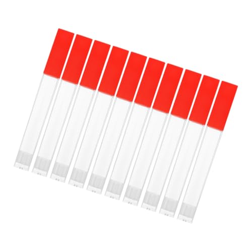 Veemoon 10 Stück Thermometer-Schutzrohr Wiederverwendbare Tuben Lagerrohr Kunststoffröhrchen mit Kappen kleine Röhren Plastik rot Veemoon 10 Stück Thermometer-Schutzrohr Wiederverwendbare Tuben Lagerrohr Kunststoffröhrchen mit Kappen kleine Röhren Plastik rot von Veemoon