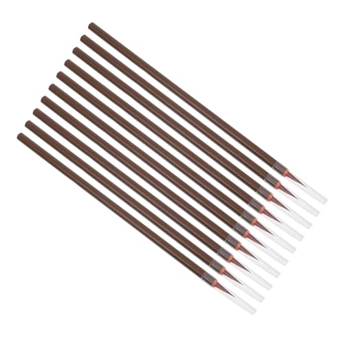 Veemoon 10 Stücke Flyhead Stift Schreibwaren Pinsel Schreiben Malerei Zeichnung Kalligraphie Tinte Wolf Haar von Veemoon