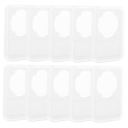 Veemoon 10 Teilige Box Münzsafe Münzhalter Geld Organizer Für Halter Münzanzeige Geldsparer Münz Organizer Münzsammlungshalter Taschen Bargeldhalter Münzhalter Transparent von Veemoon