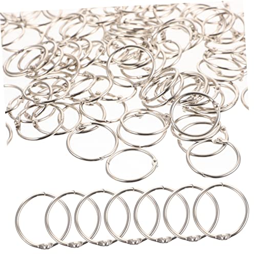 Veemoon 100Stücke Buchringe Kompakte Metallbuchringe Wiederverwendbare Heftringe für DIY Projekte und Buchbinden für Scrapbooking und Dokumentenorganisation Veemoon 100Stücke Buchringe Kompakte Metallbuchringe Wiederverwendbare Heftringe für DIY Projekte und Buchbinden für Scrapbooking und Dokumentenorganisation von Veemoon