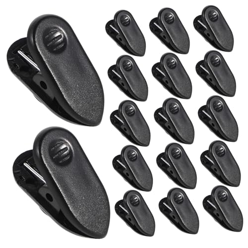 Veemoon 100Stücke Drehbare Kopfhörerkabel Clips für Sicheren Halt Universelle Halterung für Mobilgeräte Verlust Design Zubehör für Headsets Ohrhörer von Veemoon