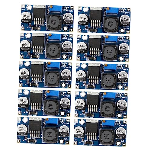 Veemoon 10Stücke Abwärtswandler Einstellbarer Spannungsregler für DIY Stromversorgung Kameras Fahrzeuge Kommunikationsgeräte Langlebiges Design ohne Löten Veemoon 10Stücke Abwärtswandler Einstellbarer Spannungsregler für DIY Stromversorgung Kameras Fahrzeuge Kommunikationsgeräte Langlebiges Design ohne Löten von Veemoon