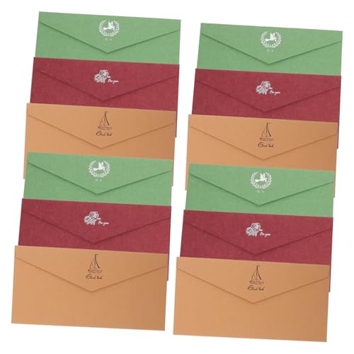 Veemoon 12 Sets Grußkarten Einladungen Retro Schreibpapier Briefpapier Set Büro Schreibpapier Umschlag Set Briefumschläge Briefpapier Set Dunkelbraun Veemoon 12 Sets Grußkarten Einladungen Retro Schreibpapier Briefpapier Set Büro Schreibpapier Umschlag Set Briefumschläge Briefpapier Set Dunkelbraun von Veemoon