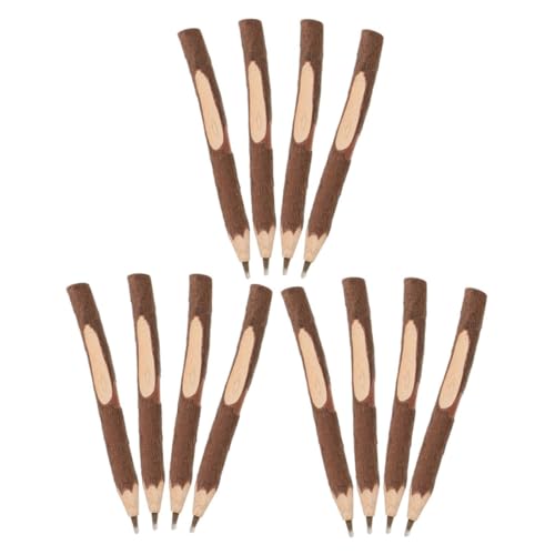 Veemoon 12Stücke Holz Kugelschreiber Handgefertigte Stifte mit Schwarzer Schul und Bürobedarf Ästhetische Schreibwaren für Journaling und Kreative Projekte Veemoon 12Stücke Holz Kugelschreiber Handgefertigte Stifte mit Schwarzer Schul und Bürobedarf Ästhetische Schreibwaren für Journaling und Kreative Projekte von Veemoon