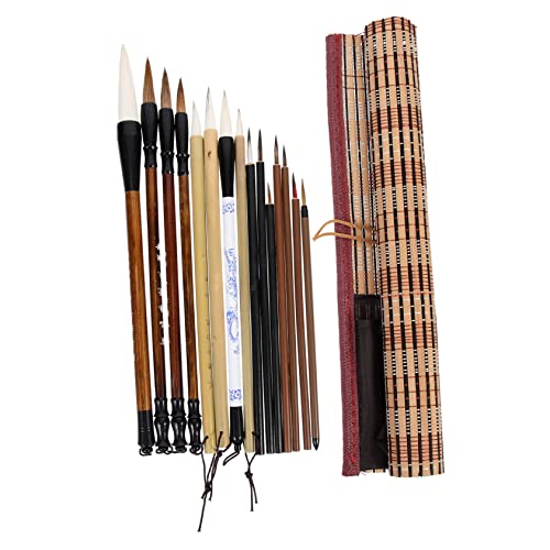 Veemoon 15 Stück Chinesisches Malpinselset Schreiben Kursiv Element Kalligraphie Schreibpinsel Stift Tipp Bausatz Pinselschrift Orientalisch Professional Tinte Anfänger Für Seehecht Holz Veemoon 15 Stück Chinesisches Malpinselset Schreiben Kursiv Element Kalligraphie Schreibpinsel Stift Tipp Bausatz Pinselschrift Orientalisch Professional Tinte Anfänger Für Seehecht Holz von Veemoon