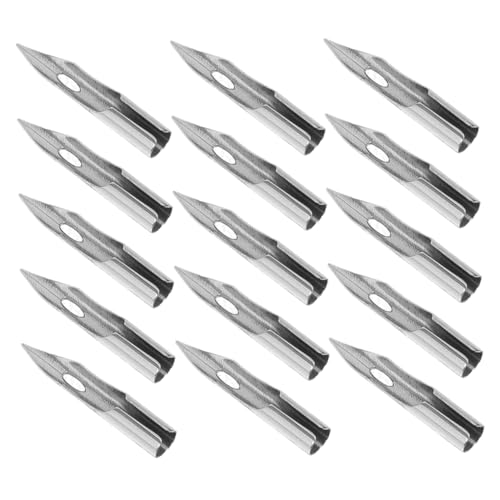 Veemoon 15 Stück Füllfederhalterfeder Tintenstiftspitzen Zubehör Für Tintenstifte Ersatz Für Stiftspitzen Marker -stift -ersatznibs Stiftspitzen Malen Metall Silver Veemoon 15 Stück Füllfederhalterfeder Tintenstiftspitzen Zubehör Für Tintenstifte Ersatz Für Stiftspitzen Marker -stift -ersatznibs Stiftspitzen Malen Metall Silver von Veemoon