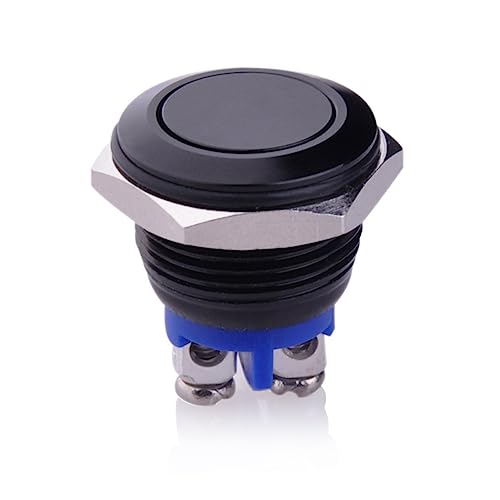 Veemoon 16mm Druckschalter - Robuster Momentary Druckknopf Für KFZ-Anwendungen 12V Miniatur Taster Ideal Als Hupenknopf Oder Türklingel Kompakt Und Langlebig Veemoon 16mm Druckschalter - Robuster Momentary Druckknopf Für KFZ-Anwendungen 12V Miniatur Taster Ideal Als Hupenknopf Oder Türklingel Kompakt Und Langlebig von Veemoon