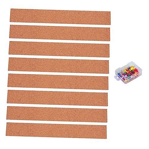Veemoon 1Satz Kork Bulletin Board Strips Rahmenlose Memo Board Streifen für Büro Schule und Zuhause mit Stecknadeln für Einfache Nutzung und Kreative Gestaltung Veemoon 1Satz Kork Bulletin Board Strips Rahmenlose Memo Board Streifen für Büro Schule und Zuhause mit Stecknadeln für Einfache Nutzung und Kreative Gestaltung von Veemoon