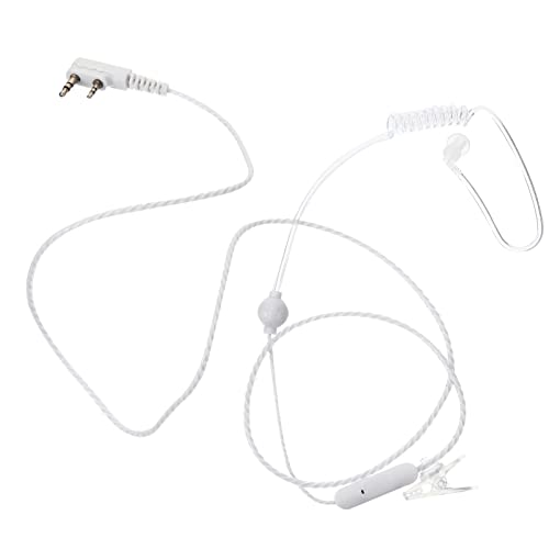 Veemoon 1Stück Akustische Ohrhörer mit Luftkanal Strahlungsfreies Headset für Mono Klangqualität Kompatibel mit Verschiedenen Geräten für Sichere Kommunikation von Veemoon