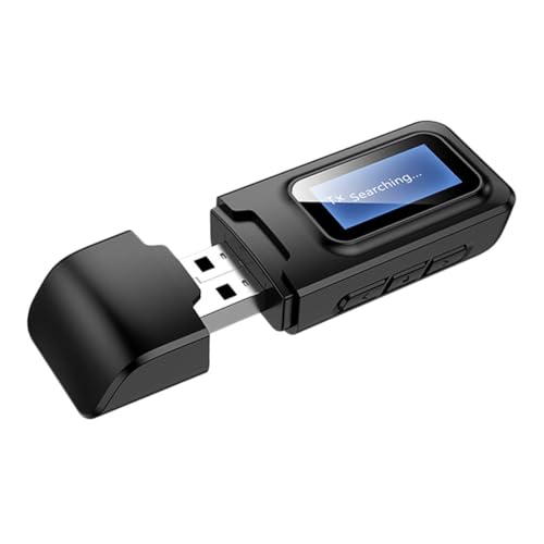 Veemoon 1Stück Audio Adapter Drahtloser Sender Empfänger mit Display Kompatibel mit Smartphone Laptop Tv Mehr Einfache Nutzung für Kabellosen Musikgenuss Zuhause Veemoon 1Stück Audio Adapter Drahtloser Sender Empfänger mit Display Kompatibel mit Smartphone Laptop Tv Mehr Einfache Nutzung für Kabellosen Musikgenuss Zuhause von Veemoon