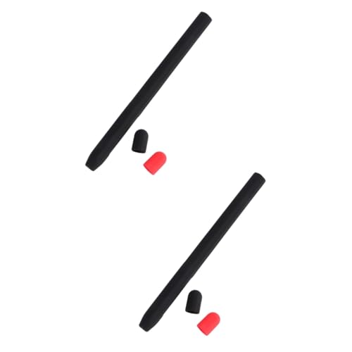 Veemoon 2 Sätze Silikonhülle stifteschale stifttaschenlampe elastischer Stifthalter Bildschirm schreiblernbleistift bleistifte Stifthülle für Bleistift 2 Screen-Touch-Pen-Hülle Zubehör von Veemoon