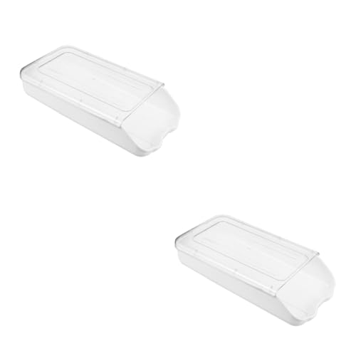 Veemoon 2 Stk Eierkarton Kühlschrank-Eierablage-Organizer Eierhalter für die Küche Kühlschrank Eierkorb stapelbarer Eierhalter egg tray eier behälter Eierbehälter Eierknacker Plastik Veemoon 2 Stk Eierkarton Kühlschrank-Eierablage-Organizer Eierhalter für die Küche Kühlschrank Eierkorb stapelbarer Eierhalter egg tray eier behälter Eierbehälter Eierknacker Plastik von Veemoon