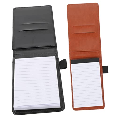 Veemoon 2 Stück Notizbuch Aus Leder Zeitschrift Notizbücher Für Die Arbeit Multipack Arbeiten Notizblock Mini Tägliches Notizbuch Und Notizblock Auflisten Todo Treffen Party Klein Pu-leder Veemoon 2 Stück Notizbuch Aus Leder Zeitschrift Notizbücher Für Die Arbeit Multipack Arbeiten Notizblock Mini Tägliches Notizbuch Und Notizblock Auflisten Todo Treffen Party Klein Pu-leder von Veemoon