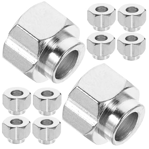 Veemoon 20 Stück Drucker-V-Nut-Radmuttern cnc machine schraubfitting Schraubenverbindung Muttern Spalte für 3D-Drucker Nuss Isolationssäule Radmuttern mit V-Nut A3 Eisen hülle Silver von Veemoon