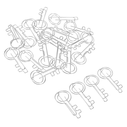 Veemoon 20 Stück Mappe Büroklammern Mini -papierclips Dekorative Clips Schicke Büroklammern Wichtige Büroklammern Schlüsselförmige Büroklammern Dekorative Papierklammern Eisen Silber Veemoon 20 Stück Mappe Büroklammern Mini -papierclips Dekorative Clips Schicke Büroklammern Wichtige Büroklammern Schlüsselförmige Büroklammern Dekorative Papierklammern Eisen Silber von Veemoon