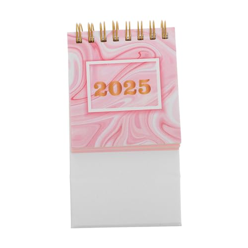 Veemoon 2025 Schreibtischkalender kleiner Kalender Schultischkalender kleiner Schreibtisch für kollegen bürodekoration Mini-Desktop-Kalender entzückender Mini-Tischkalender Papier von Veemoon