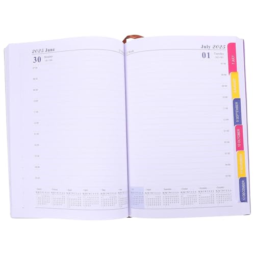 Veemoon 2025 Zeitplan 2025 Monatsplaner Wochenplaner Akademischer Student Wöchentlicher Terminplaner Organizer Studienplaner Notizbuchplaner Homeschool Planer 2025 Tagebuch Papier von Veemoon