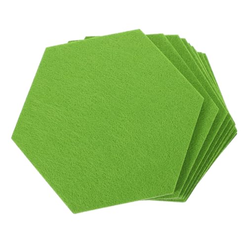 Veemoon 24 Stück Filz Hintergrund Wandaufkleber Gefühlt schwarzes Brett Kleinkinder Weiß Bulletin -Brett Filzbrett Ankündigung Message Board Memo-Filztafel dekorative Filzplatte Army Green von Veemoon