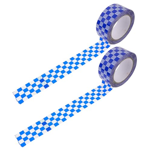 Veemoon 2Rollen Retro Paketband mit Schachbrettmuster Bopp Klebeband für Kreative Verpackungen Starke Haftung für Versand und DIY Projekte Veemoon 2Rollen Retro Paketband mit Schachbrettmuster Bopp Klebeband für Kreative Verpackungen Starke Haftung für Versand und DIY Projekte von Veemoon
