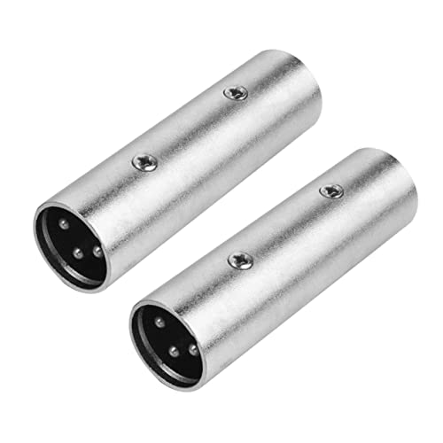 Veemoon 2Stücke Teiliger Xlr Adapter für Mikrofon Poliger Xlr für Stabile Signalübertragung für Studioanwendungen Hochwertiges Material Veemoon 2Stücke Teiliger Xlr Adapter für Mikrofon Poliger Xlr für Stabile Signalübertragung für Studioanwendungen Hochwertiges Material von Veemoon