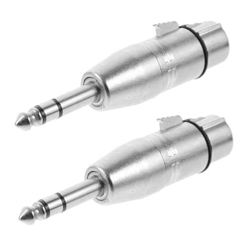 Veemoon 2Stücke Xlr Adapter Audiokonverter für Mikrofone Lautsprecher für Überlegene Haltbarkeit Vielseitige Kompatibilität von Veemoon