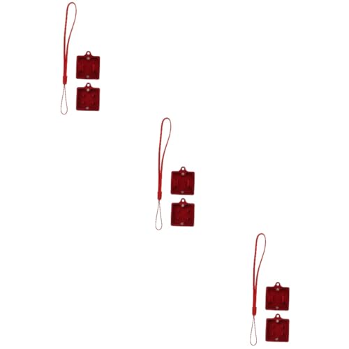 Veemoon 3 STK Tastaturöffner Schachtöffner Aus Metall Kirsche Tastatur Zubehör Für Mechanische Tastaturen Tastenkappenöffner Klaviatur Knopf Aluminiumlegierung Rot von Veemoon