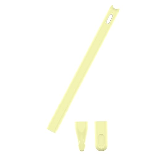 Veemoon Stylus Pen Silikonhülle Bleistift 2 Abdeckung Gelb Schutzhülle - Kratzschutz - Rolle 3er Set von Veemoon