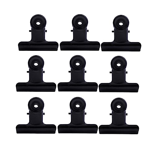 Veemoon 30 Stück Nagelklemmen Aus Metall Binderclip Schreibtisch Bindemittel Gebrauchs Büroklammern Lieferungen Zeichenclips Heftklammern Notizen Schreibwaren Papier Klemmen Beachten Black von Veemoon
