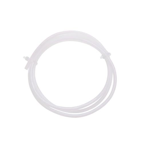 Veemoon 3D -gedruckter Führungsrohr Drucker Filament Zubehör Düse Multipack Filamentschlauch für 3D-Drucker PTFE-Schlauch für Filament PTFE-Schläuche Druckerschlauch Weiß von Veemoon