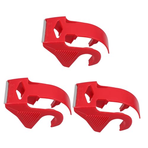 Veemoon 3Stücke Handliches Klebeband Abklebegerät Für Verpackungen Verstellbarer Klebebandabroller Mit Cutter Breiter Klebeband Für Büro Und Lager von Veemoon