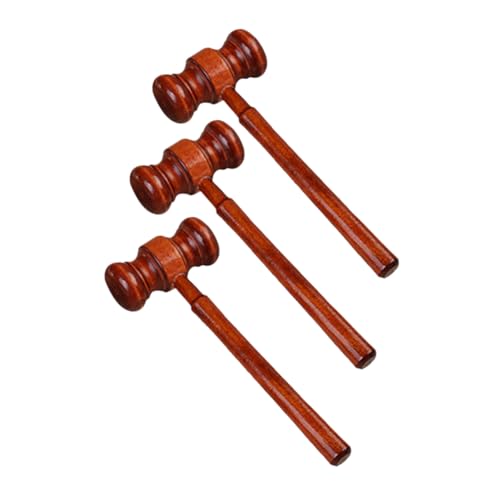 Veemoon 3Stücke Richterhammer aus Holz Teiliges Multifunktional und Tragbar für Auktionen Klarer Ergonomisches Design Langlebig und Sicher für Anwälte und Richter Veemoon 3Stücke Richterhammer aus Holz Teiliges Multifunktional und Tragbar für Auktionen Klarer Ergonomisches Design Langlebig und Sicher für Anwälte und Richter von Veemoon
