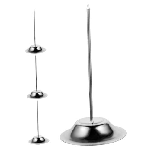 Veemoon 4 Stück Menü-Inserter Rechnung Spitze Papierhalter-Stick Notizhalterspitze Memohalter mit gerader Stange Ticketspitze Rechnung Spike-Stick Spitze prüfen Rostfreier Stahl Silber Veemoon 4 Stück Menü-Inserter Rechnung Spitze Papierhalter-Stick Notizhalterspitze Memohalter mit gerader Stange Ticketspitze Rechnung Spike-Stick Spitze prüfen Rostfreier Stahl Silber von Veemoon