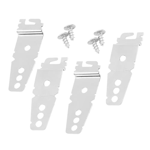Veemoon 4 Stück Spülmaschinenständer Spülmaschinen-Clip Universal-Montageclips für Geschirrspüler Zubehör seitlich montierter Steckverbinder Montage der Spülmaschinenhalterung Metall Suite Veemoon 4 Stück Spülmaschinenständer Spülmaschinen-Clip Universal-Montageclips für Geschirrspüler Zubehör seitlich montierter Steckverbinder Montage der Spülmaschinenhalterung Metall Suite von Veemoon