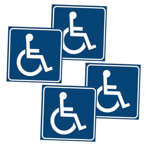 Veemoon 4 Stück -Zugangsschild Abdeckung für elektrische Rollstühle Schild deaktivieren Behindertenprodukte Behindertenaufkleber Behindertenbeschilderung Warnaufkleber Vinyl Blau Veemoon 4 Stück -Zugangsschild Abdeckung für elektrische Rollstühle Schild deaktivieren Behindertenprodukte Behindertenaufkleber Behindertenbeschilderung Warnaufkleber Vinyl Blau von Veemoon
