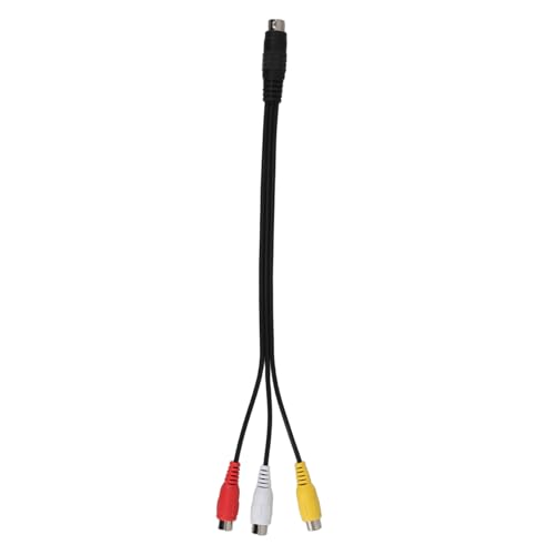 Veemoon 4 Videoadapter kabel für fernseher Audiokabel Ersatz -Audio -Videokabel Ersatzvideokabel Audio-Video-Kabel Video -Hilfskabel Kabelumwandlungskabelwechsel Ersatz -Videokabel Plastik von Veemoon