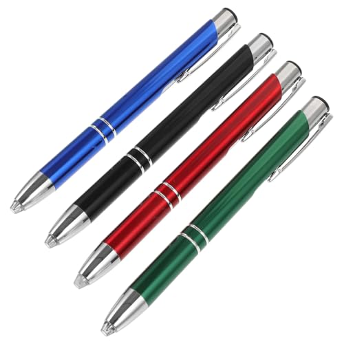 Veemoon 4Stücke LED Kugelschreiber aus Metall Touchpen mit Licht Ergonomische Stifte für Reibungsloses Schreiben Langlebig für Büro und Freizeit Veemoon 4Stücke LED Kugelschreiber aus Metall Touchpen mit Licht Ergonomische Stifte für Reibungsloses Schreiben Langlebig für Büro und Freizeit von Veemoon