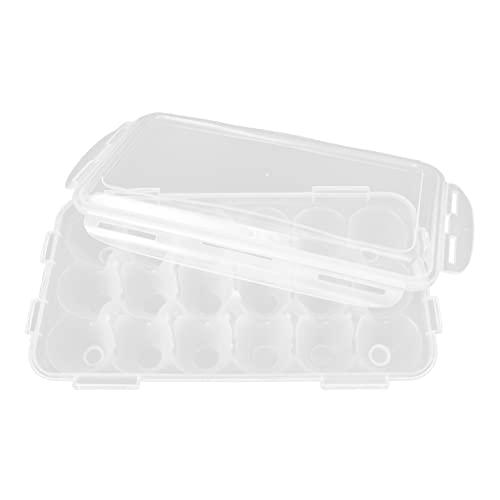 Veemoon 4er-box Eierbehälter Plastikeier Durchsichtiger Plastikbehälter Eierknacker Durchsichtige Organisationsbehälter Aus Kunststoff Frischhaltebeutel Für Eier Weiß Mehrschichtig Spender von Veemoon