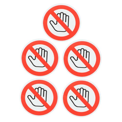 Veemoon 5 Bögen Warnschild Aufkleber „ Bitte Nicht Berühren“ Wandaufkleber Vorsicht Nicht Berühren Schild Gefahrenaufkleber Selbstklebende Vinyl Aufkleber Für Die Küche Weißes Veemoon 5 Bögen Warnschild Aufkleber „ Bitte Nicht Berühren“ Wandaufkleber Vorsicht Nicht Berühren Schild Gefahrenaufkleber Selbstklebende Vinyl Aufkleber Für Die Küche Weißes von Veemoon