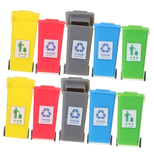Veemoon 5 Sätze Mini-mülleimer Kleines Mülltonnenmodell Tisch Mülleimer Kleine Mülleimer Mini -mülldose Mülleimer Aus Plastik Tischmülleimer Sandtischdekor Müll Kann Abs 10 Stück * 5 Veemoon 5 Sätze Mini-mülleimer Kleines Mülltonnenmodell Tisch Mülleimer Kleine Mülleimer Mini -mülldose Mülleimer Aus Plastik Tischmülleimer Sandtischdekor Müll Kann Abs 10 Stück * 5 von Veemoon