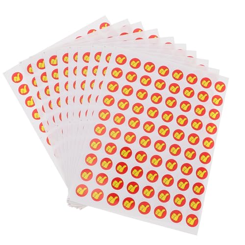 Veemoon 50 Blatt Belohnungsaufkleber Scrapbooking Kleinkinder farbig winzig Kinderkleber Aufkleber für Aufkleber in Daumen- -Form Aufkleber Papier rot Veemoon 50 Blatt Belohnungsaufkleber Scrapbooking Kleinkinder farbig winzig Kinderkleber Aufkleber für Aufkleber in Daumen- -Form Aufkleber Papier rot von Veemoon