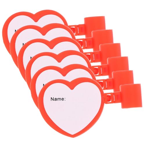 Veemoon 6 Stück -namensschild Rohr -tags Id -tag Namensschild Für Namensschilds Stethoskopschlauch Pp Ersatz -kartenhalter Namenszeichen Etikettenhalter Plastik von Veemoon