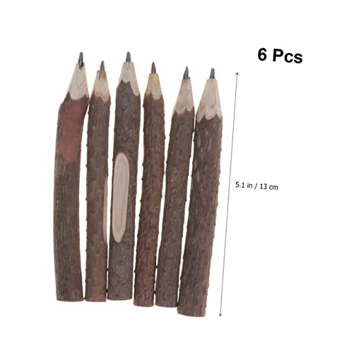 Veemoon 6 Stücke Zweig Bleistift Zweig Bleistifte Natürliche Baum Stift Aus Rinde Log Bleistifte Holz Veemoon 6 Stücke Zweig Bleistift Zweig Bleistifte Natürliche Baum Stift Aus Rinde Log Bleistifte Holz von Veemoon