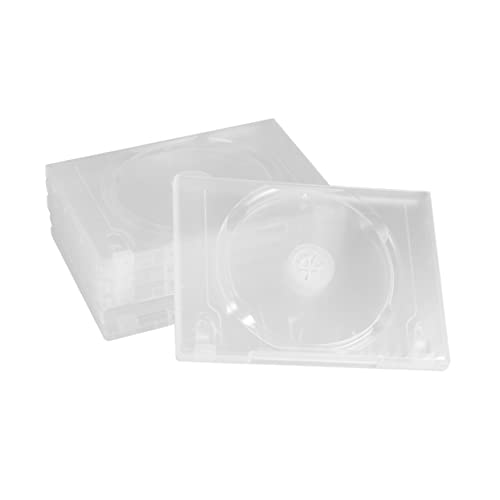 Veemoon 6er-Box Autovideo Cd-Paket Cd-hülle Media-Video-aufbewahrungskoffer DVD-aufbewahrungsmappe DVD-hüllen Mit Cover-Art-einsätzen Dual-Layer-DVDs Lagerregal Doppelschicht von Veemoon