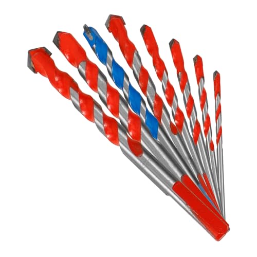Veemoon 8 Stück Multifunktional Drillbit Betonbohrer Steinbohrer Senkbohrer Mauerwerk Fliesen-Bit Bohrerbits für Beton Bohrmaschine Bits Metallbohrer für Beton Bit zum Bohren Wolfram Stahl Veemoon 8 Stück Multifunktional Drillbit Betonbohrer Steinbohrer Senkbohrer Mauerwerk Fliesen-Bit Bohrerbits für Beton Bohrmaschine Bits Metallbohrer für Beton Bit zum Bohren Wolfram Stahl von Veemoon