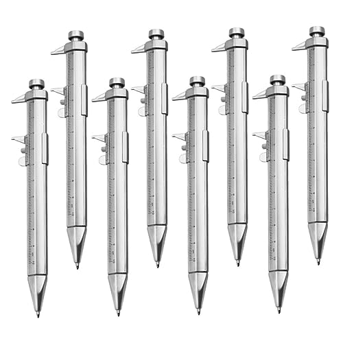 Veemoon 8 Stück Vernier -Bremssattelstall Schreibwaren Schwarze Stifte mit feiner Spitze kugelschreiber multifunktionswerkzeug Schulbedarf Bürobedarf Plastik Silver Veemoon 8 Stück Vernier -Bremssattelstall Schreibwaren Schwarze Stifte mit feiner Spitze kugelschreiber multifunktionswerkzeug Schulbedarf Bürobedarf Plastik Silver von Veemoon
