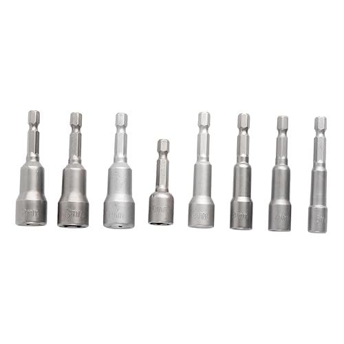 Veemoon 8Stücke Teiliges Bohrer Bithalter Set mit Vanadium Magnetischem Bithalter und Sechskant Bitadapter für Präzises Arbeiten Kompatibel mit Akkuschraubern und Bohrmaschinen Veemoon 8Stücke Teiliges Bohrer Bithalter Set mit Vanadium Magnetischem Bithalter und Sechskant Bitadapter für Präzises Arbeiten Kompatibel mit Akkuschraubern und Bohrmaschinen von Veemoon